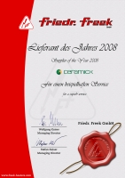 Supplier of the Year 2008