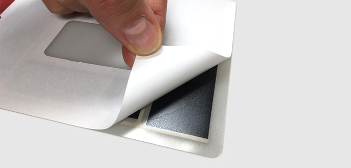 Self-adhesive foil for Polyester Heaters