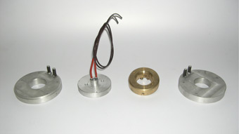 Examples of cast heaters, designed as heating inserts